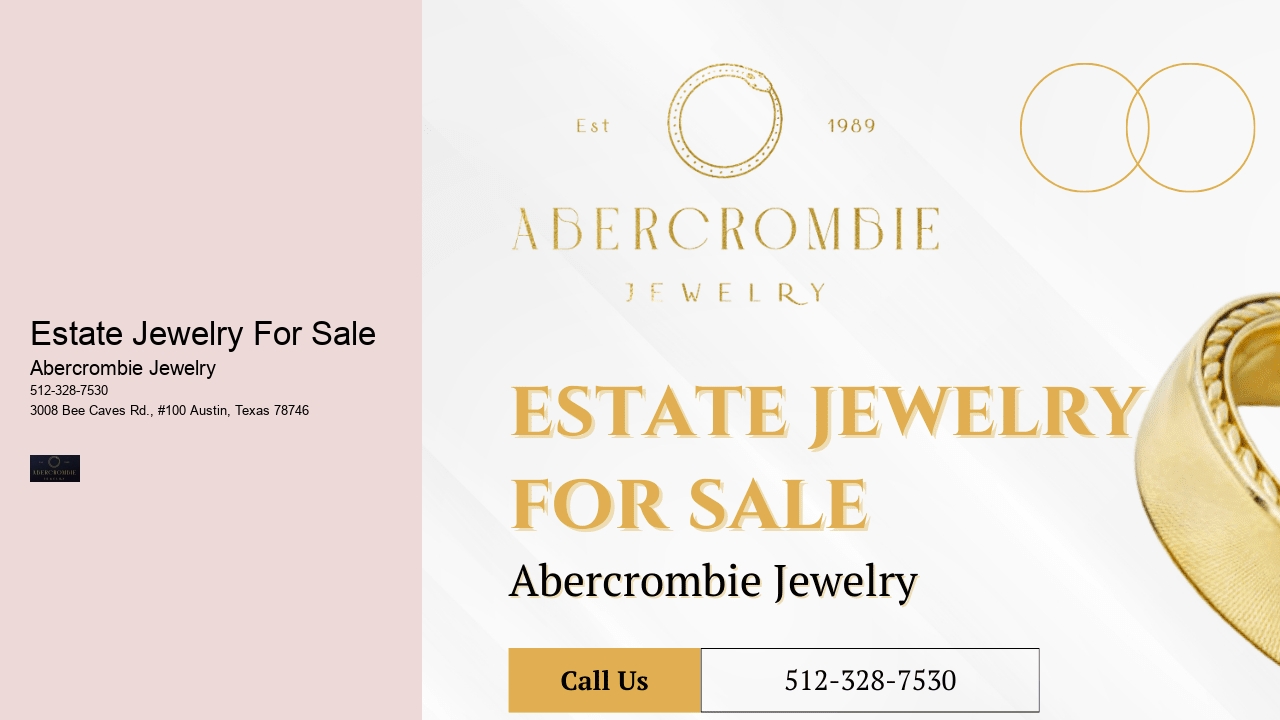 Estate Jewelry For Sale